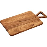 Tabla de acacia con asa 42x23x1,7 cm