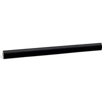 KGM Viertelstab schwarz foliert Fichte RAL9005 14 x 14 mm 2,4 m