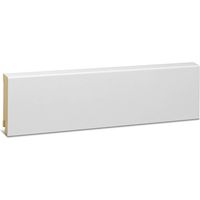 KGM Sockelleiste weiß MDF foliert 19 x 80mm Express Modern 2,4 m