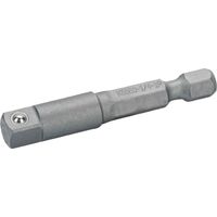 Bahco Verbindungsteil 1/4 Außensechskant auf 1/4 Außenvierkant 50 mm - 5 Stk/Kunststoffbox