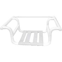 Sedile doccia con sostegno per bagno vasca disabili in alluminio nofer 15043.N