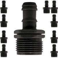 Pack 10 Enlace rosca macho 16mm x 3/4'' riego por goteo