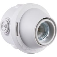 Legrand – Douille patère orientable E27 pour ampoule – Boite ronde Ø70mm avec 4 embouts – Certifiée NF et CE pour installation sécurisée
