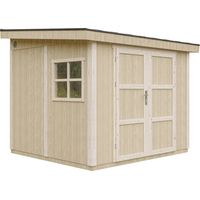 Gartenhaus Premium Qualität 5,9 m² - H231x248x294 cm - Mit Boden und Seitenwand – Timbela M938