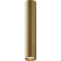 Plafoniera AXIOM EVO Led 12W 3000K CRI90 30cm - Lampada da soffitto in alluminio oro IP20 - Rossini Group