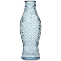 Caraffa Serax Fish & Fish in vetro blu chiaro 85 cl