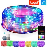 Tuya Luci a Corda LED RGBIC Smart WiFi e Bluetooth 10 Metri - 100 LED