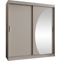 Armario Hartford 506, Cachemira, 200x180x62cm, Puertas de armario: Correderas, Número de estantes: 0