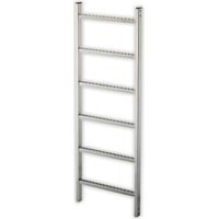 Hailo Schachtleiter 400mm lichte Weite Edelstahl 1.4571 / ASTM 316ti mit 3 Sprossen 0,84m