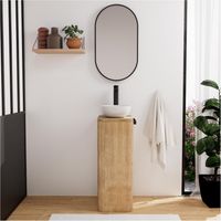 Mobile lavabo + lavabo + specchio TOM
