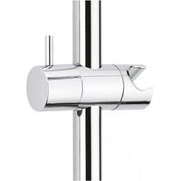 Curseur barre de douche ajustable 18 mm – Support douchette en ABS chromé – Installation facile – Design moderne