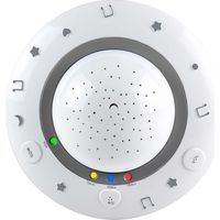 Proyector de luz nocturna para bebés con cielo estrellado y canciones de cuna