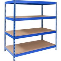 Weitspannregal Blau 200 x 150 x 60 cm