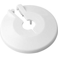 Watts – Rosace de recouvrement pour tuyaux de radiateur – Diamètre 16 mm – Plastique ABS blanc – Finition esthétique durable