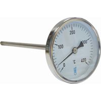Thermomètre bimétallique de fumée A47-81FPF406D - Distrilabo