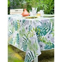 Calitex Wachstuch-Tablettuch Rechteckigvegetalmixaqua140x250cm - Calitex