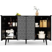 Armoire de cuisine (120×35×78 cm). Armoire destinée à ranger les objets de la cuisine et du salon. Design unique pour les portes de l’armoire. L’armoire est entièrement libre de tout cadre métallique.