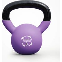 Kettlebell 8kg in ghisa con presa sicura per casa o palestra