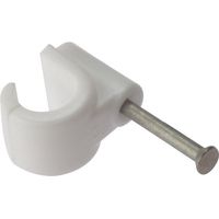 ForgeFix PCMN11 Pipe Clip with Masonry Nail 11mm Box 100 FORPCMN11