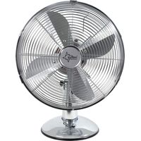 Tischventi.Ø30cm metall/chrom 3 Geschwindigkeitsstufen