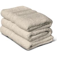 Lote de 3 toallas - LOVELY HOME - 3 Toallas 50 x 100 cm - Beige