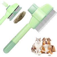 Cat Brush, Cat Brush Undercoat for Fur Brush and Pet Care, Fur Flash Brush for Cat, Ideal for Long Hair Cats and Short-Haired Cats