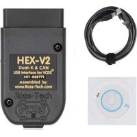 HEX V2 VCDS VAG COM 25.3 5053 diagnostic cable for VW/AUDI/Skoda/Seat car scanner, USB cable (English)