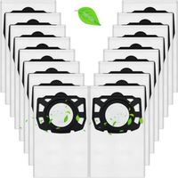 Kärcher vacuum cleaner bags, compatible with WD4, WD5, WD6, WD5P, WD6P, MV 4, MV 5, MV 6, high-efficiency filtration, dustproof seal, compatible with Kärcher 2.863-006.0 (12)--DTEKGAZ