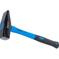 BGS Schlosserhammer 3856, Fiberglasstiel, DIN 1041, 1000 g