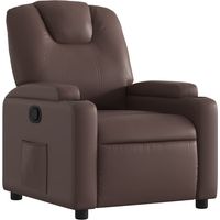 Maison Exclusive - Relaxsessel Braun Kunstleder
