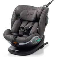 Asiento de coche - BABYAUTO - XPERTA GREY DOBBY - Desde el nacimiento hasta 12 años - 0-36 kg - I-Size - ISOFIX - Giro de 360° - ECE R129