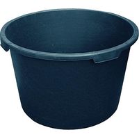 Seau a mortier 65L noir - bord large emballage : 3 pces