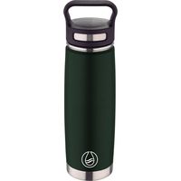 BERGNER WALKING ANYWHERE - Borraccia da 500 ml in acciaio inossidabile verde - Ottimo per mantenere le bevande alla giusta temperatura - Robusta e maneggevole