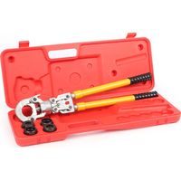 Pince à sertir professionnelle avec Contour Tubes Raccords Alu PE-X 16-32 mm Mâchoires Sertissage