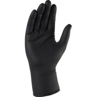 gant fin nitrile noir (boîte distributrice de 100 gants) t08