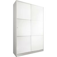 Guardaroba 2 Ante - Armadio Camera da Letto Bianco 50x200h cm