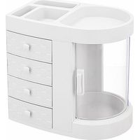 Maquillage Organisateur Boîte, Plastique Maquillage Tiroirs Organisateur Boîte Bijoux Boîte De Rangement Cosmétique Organisateur Boîte pour Chambre Salle De Bains Bureau