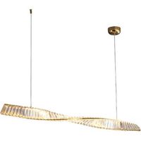 Bohemia - Lampada a sospensione moderna in cristallo 120 cm
