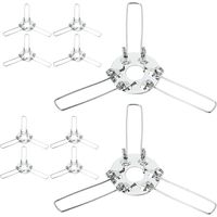 24Pièces Support de Fixation Abat Jour Kit Ressort pour Lampe Accessoires DIY pour Lampes de Bureau Chandeliers Plafonniers