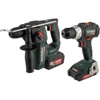 Metabo Akku Combo Set 2.5.2 18V BS 18 LT BL + BH 18 LTX BL 16 metaBOX 145 L