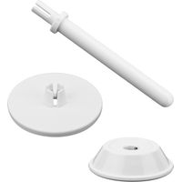 Three spool covers and spool pin spare parts, compatible with Janome Singer Viking white sewing machines.