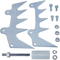 1 - Chien D Abattage - Attrape Chaîne - Pour Tronçonneuse Stihl MS660 MS460 MS440 - Remplacement Pièces 1122 650 7700 - Acier Robuste - Pour Bûcheronnage - Argent - Taille Standard
