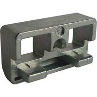 Gâche sortie de tringle sur dormant pvc - Gamme PVC : Deceuninck Zendow - ROTO