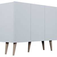 Buffet 3 ante Toronto bianco 40cm