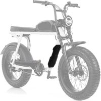Super 73 Super 73 Center Mudguard for Super 73 S1 / Super 73 S2 / Super 73 RX Electric Bike Black Middle