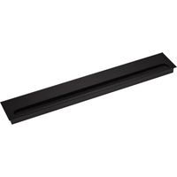 Kabeldurchlass CAVO Kabeldose eckig 500 x 80 mm schwarz eloxiert