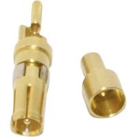 Conec Conector coaxial hembra chapado en oro RG 179B/U