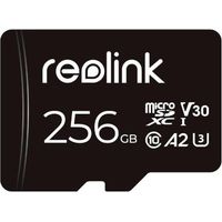 Reolink – Carte MicroSD HC 256Go – Vitesse de lecture 100 Mo/s – Compatible avec caméras de surveillance – UHS-I Classe 10