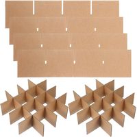 séparateurs en carton pour cartons de déménagement, séparateurs pour verre et vaisselle.-33.50X8.00X0.30CM
