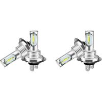 4X H7 LED 6000K Super Blanc 110W 8000LM Kit Antibrouillard Kit Ampoules Feux de Croisement